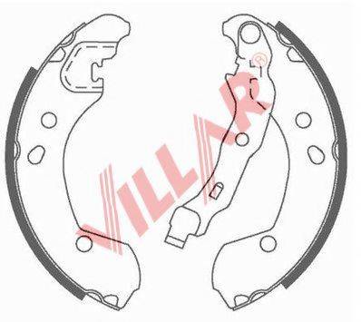 Комплект гальмівних колодок VILLAR 629.0816