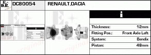 EDR DC80054 гальмівний супорт