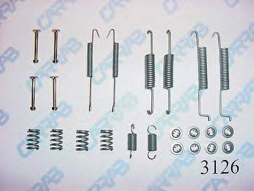 CARRAB BRAKE PARTS 3126 Комплектующие, тормозная колодка