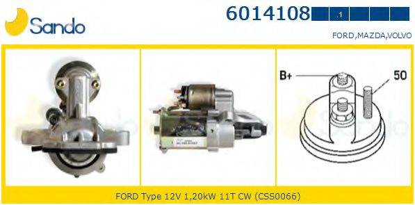 SANDO 60141081 Стартер