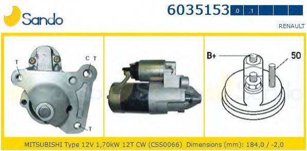 SANDO 60351530 Стартер