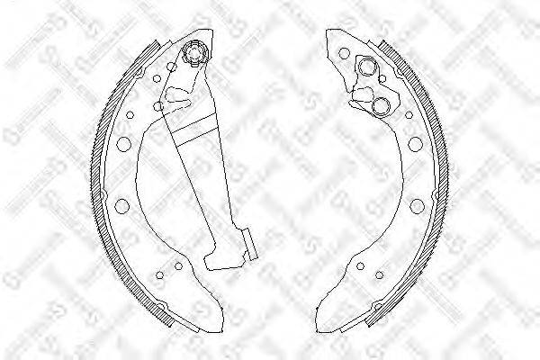 STELLOX 057101SX Комплект гальмівних колодок