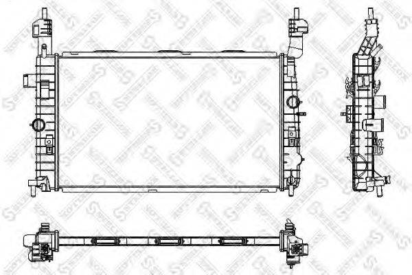 STELLOX 1025350SX Радіатор, охолодження двигуна