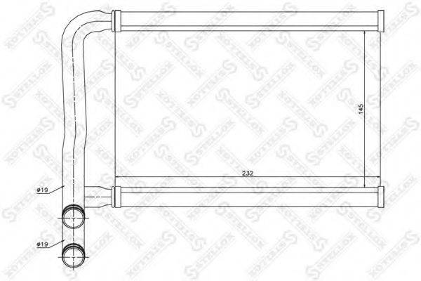 STELLOX 8205015SX Теплообмінник, опалення салону