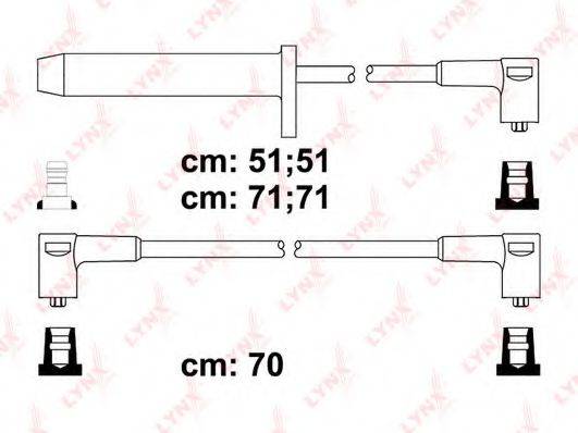 LYNXAUTO SPC3016 Комплект дротів запалення