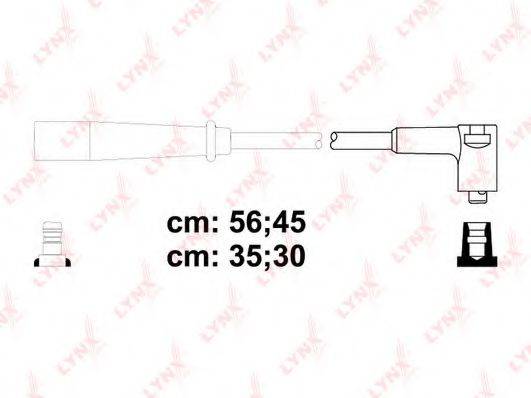 LYNXAUTO SPC4406 Комплект дротів запалення