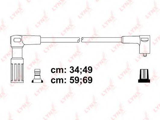 LYNXAUTO SPC4835 Комплект дротів запалення