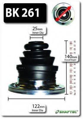 SHAFTEC BK261 Комплект пильника, приводний вал