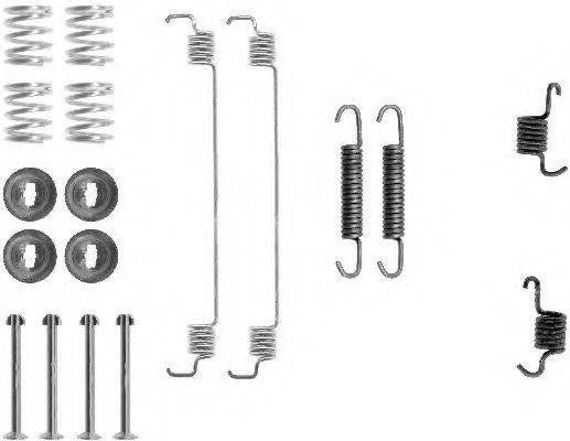 HELLA PAGID 8DZ355200511 Комплектуючі, гальмівна колодка