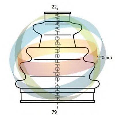 Комплект пильника, приводний вал ODM-MULTIPARTS 21-993087