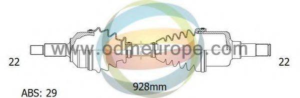 ODM-MULTIPARTS 18232011 Приводний вал