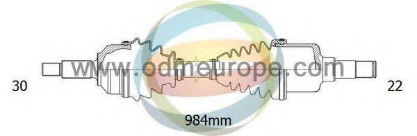 ODM-MULTIPARTS 18232110 Приводний вал