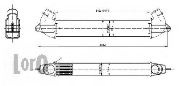 LORO 0160180001 Інтеркулер