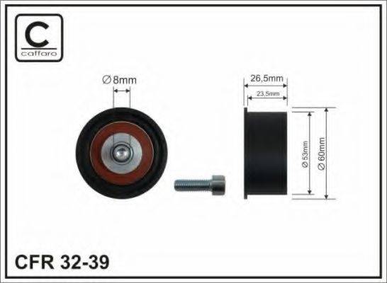 CAFFARO 3239 Паразитний / Провідний ролик, зубчастий ремінь