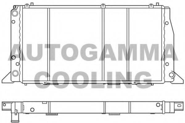 AUTOGAMMA 100044 Радиатор, охлаждение двигателя
