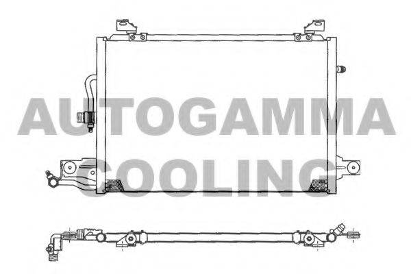 AUTOGAMMA 101750 Конденсатор, кондиціонер