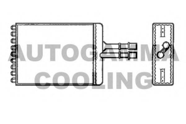 Теплообмінник, опалення салону AUTOGAMMA 101772