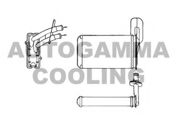 AUTOGAMMA 101775 Теплообмінник, опалення салону