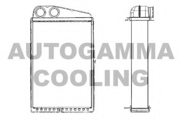 Теплообмінник, опалення салону AUTOGAMMA 103247