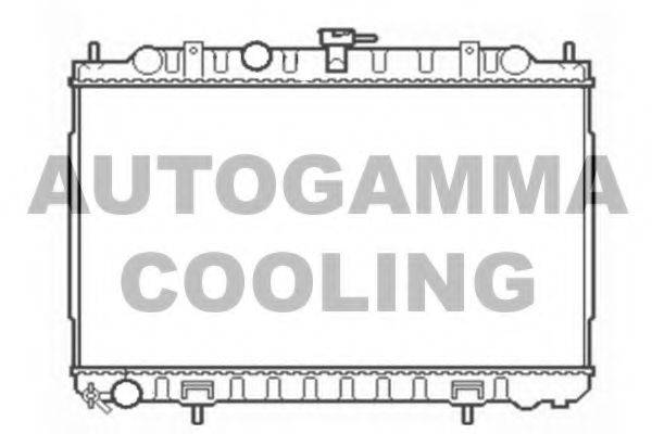 AUTOGAMMA 103347 Радиатор, охлаждение двигателя