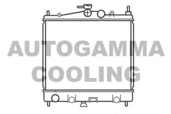 Радіатор, охолодження двигуна AUTOGAMMA 103382