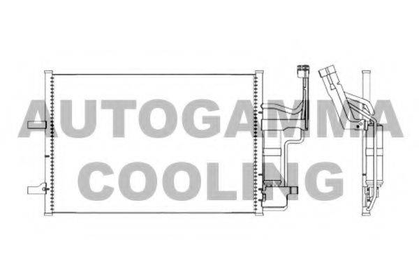 AUTOGAMMA 103621 Конденсатор, кондиціонер