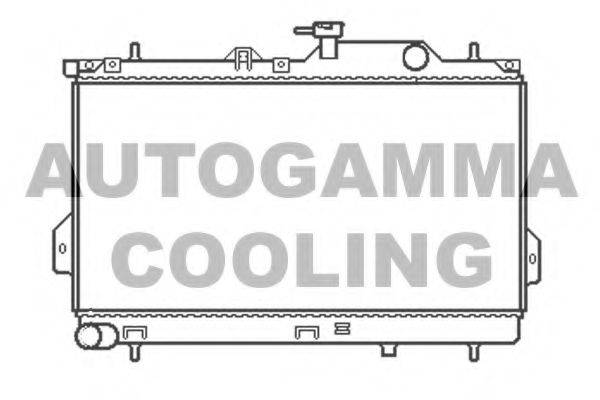 AUTOGAMMA 103703 Радіатор, охолодження двигуна