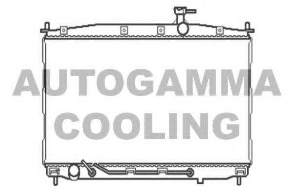 AUTOGAMMA 104644 Радіатор, охолодження двигуна