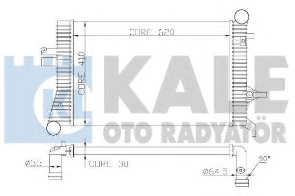 KALE OTO RADYATOR 342500 Интеркулер