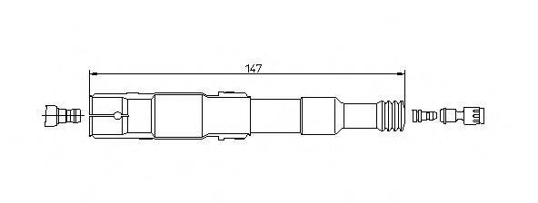 BREMI 13262A5 Виделка, свічка запалювання