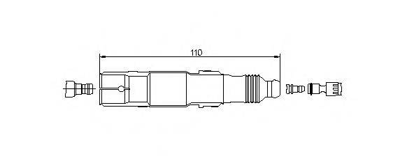 BREMI 13272A5 Виделка, свічка запалювання