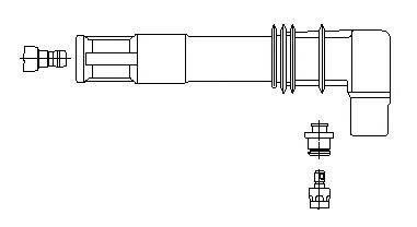 BREMI 13309A5 Виделка, свічка запалювання