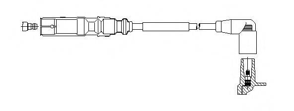 BREMI 162E27 Провід запалювання