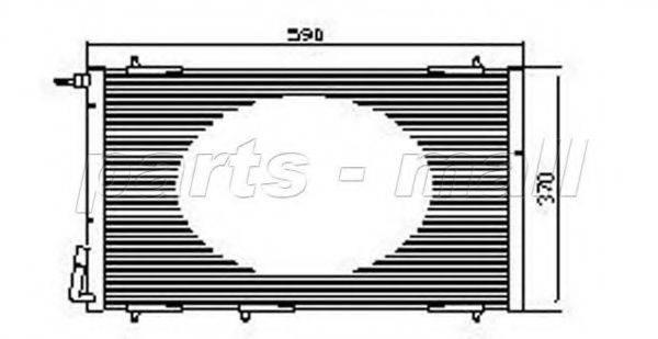 PARTS-MALL PXNCX049L Конденсатор, кондиціонер