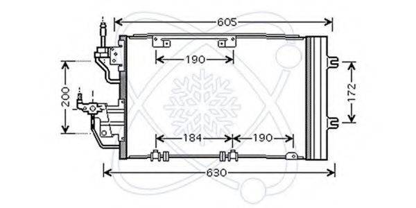 ELECTRO AUTO 30O0052 Конденсатор, кондиціонер