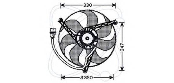 ELECTRO AUTO 32VB008 Вентилятор, охолодження двигуна