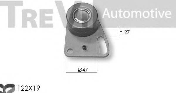 TREVI AUTOMOTIVE KD1117 Комплект ременя ГРМ