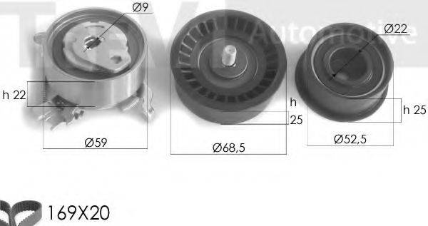 Комплект ременя ГРМ TREVI AUTOMOTIVE KD1167