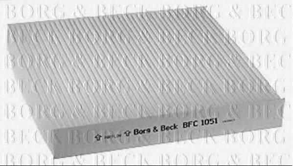 Фільтр, повітря у внутрішньому просторі BORG & BECK BFC1051