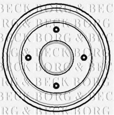 BORG & BECK BBR7099 Гальмівний барабан