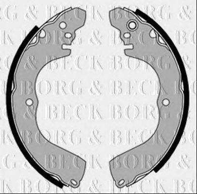 Комплект гальмівних колодок BORG & BECK BBS6484