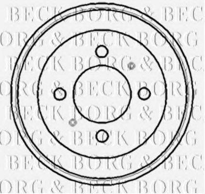 BORG & BECK BBR7104 Гальмівний барабан