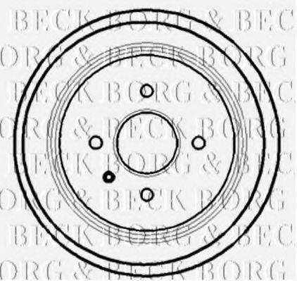 BORG & BECK BBR7127 Гальмівний барабан