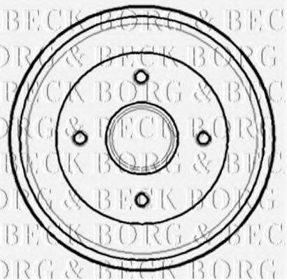 BORG & BECK BBR7138 Гальмівний барабан