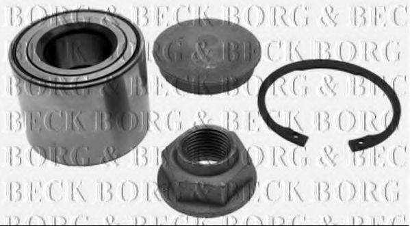 BORG & BECK BBK1282 Комплектующие, колодки дискового тормоза