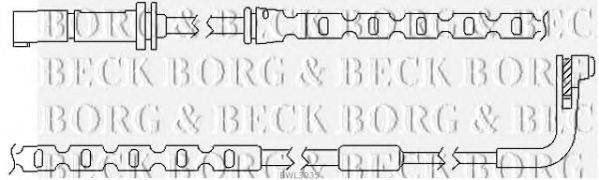 BORG & BECK BWL3035 Сигнализатор, износ тормозных колодок