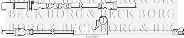 Сигналізатор, знос гальмівних колодок BORG & BECK BWL3065