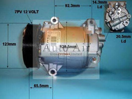 Компресор, кондиціонер AUTO AIR GLOUCESTER 14-1115