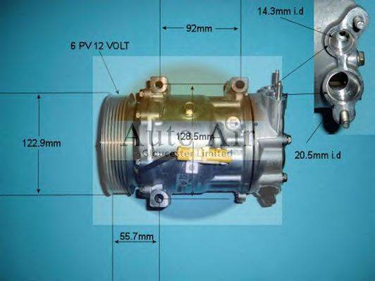 Компресор, кондиціонер AUTO AIR GLOUCESTER 14-1309