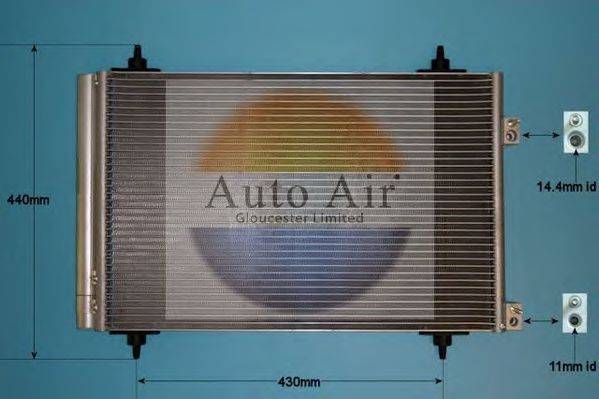 Конденсатор, кондиціонер AUTO AIR GLOUCESTER 16-9928